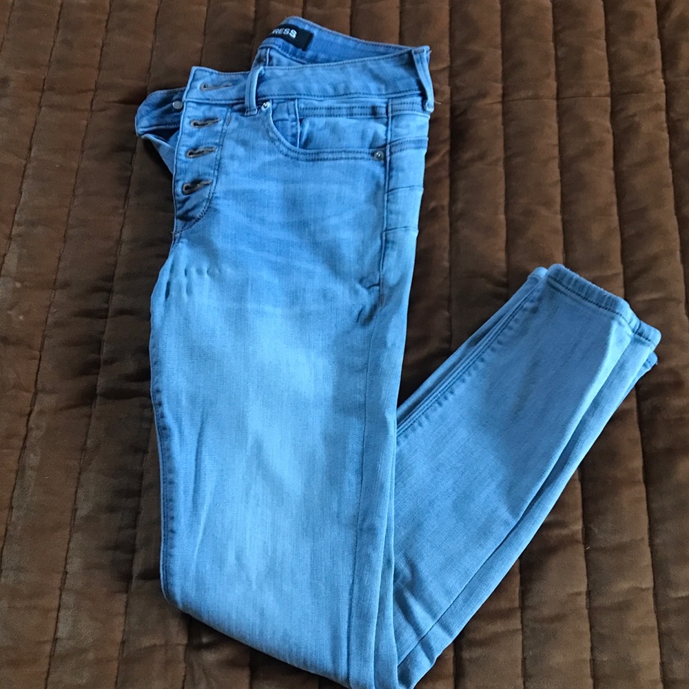 Express Jeans - Stretch Denim 4 button fly